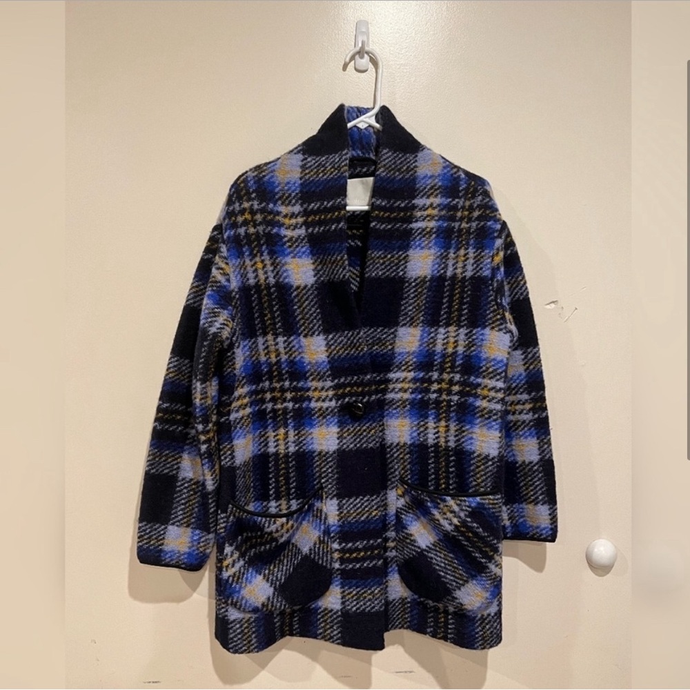 Wilfred Free Navy Dune Off-Duty Wool Jacket